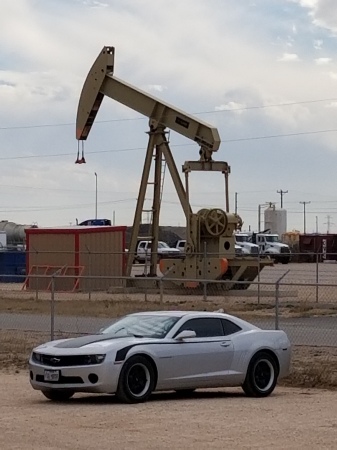 2/2018 Trucking industry oil field in Texas 