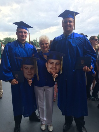 My twin grandsons graduated today.