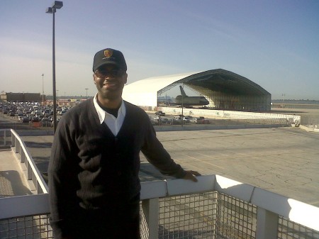 GM at JFK with Space Shuttle