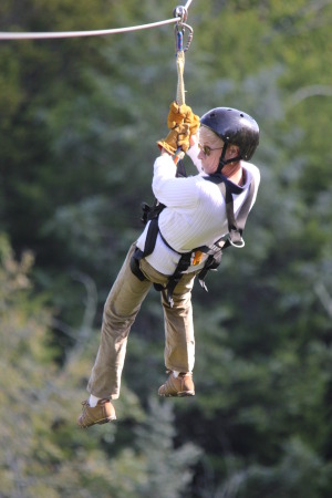 Zip Lining in Gatlinburg, Tn. 2011