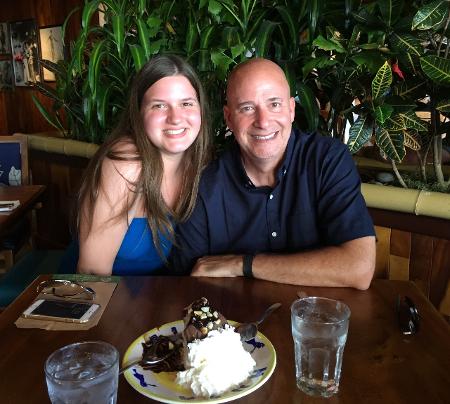 Kaylee and Jim at Duke's in Hawaii