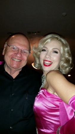Marilyn Monroe impersonator and me