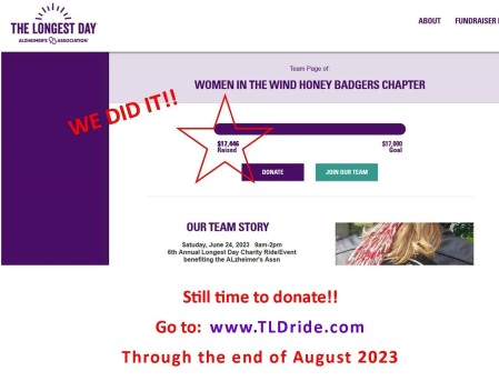 Donate through August 31, 2023!