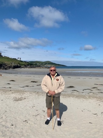 Me on the beach behind my hotel.