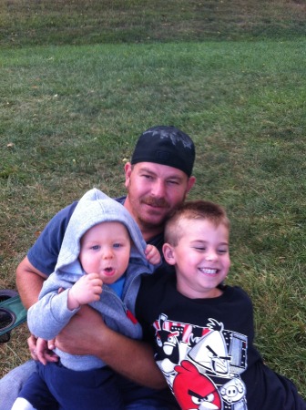 Son and Grandsons - Steve, Carson and Hunter