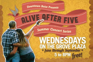 Wed. July 11 - 5:00 p.m. Alive After Five