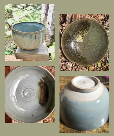 My latest firing of tea bowls.