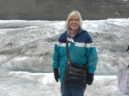 Walking the glacier