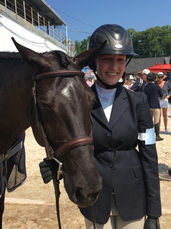 Granddaughter Kelsey and her horse Belle