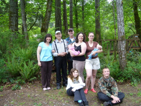 Family gathering on Quadra Island, 2008