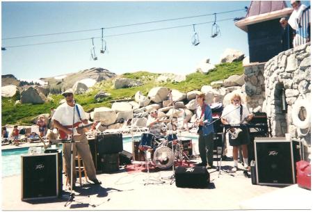 Squaw Valley Top of the tram 8,000 ft. charity