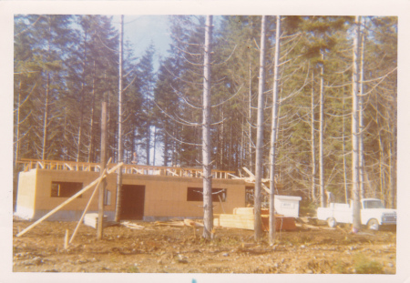 1970 family home under construction