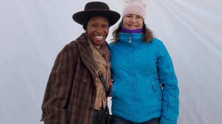 Kerri Valentine with Cynthia Erivo as Harriet 