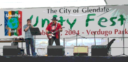 Rockin at the Glendale Unity Festival