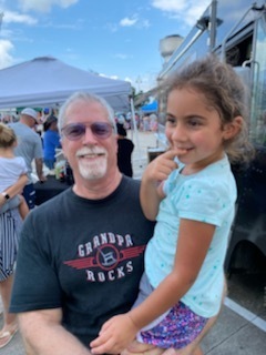 With one of 2 Grand daughters 2021