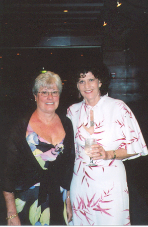 Marilyn Tribou (Wells) and me.