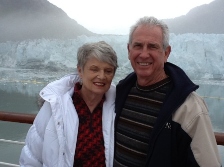 Jim and Ann, Alaska cruise, 2013.
