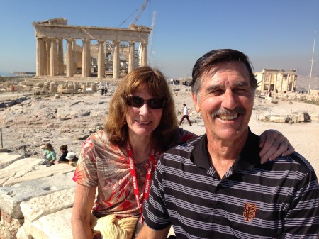 Rod and Suzanne at the Acropolis 2013