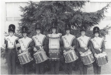 WHS Band Drum Line around 1975