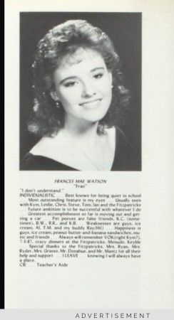 Frances Watson's Classmates profile album