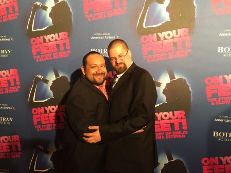 w/Ben -Opening Night of On Your Feet on Brdway