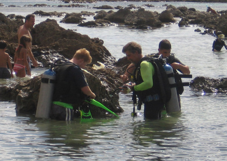 Scuba with my boys