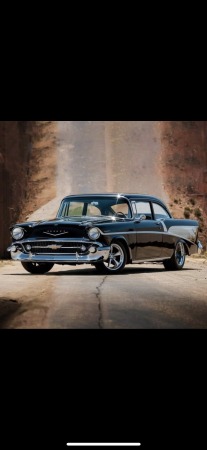 1958 Chevy Bel Air Old Black