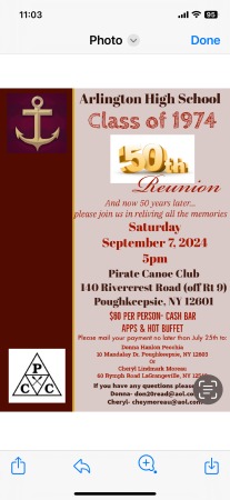 50th Arlington High School Reunion