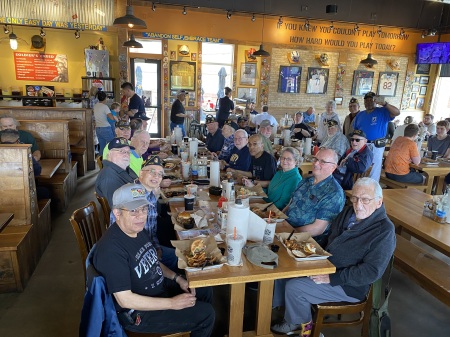 American Legion luncheon at Mission BBQ