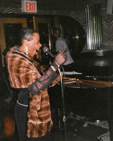 Rochelle Thompson at the Lenox Lounge, Harlem