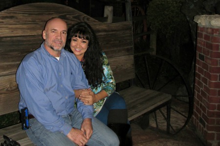 My husband Ken and I at Kemah Boardwalk