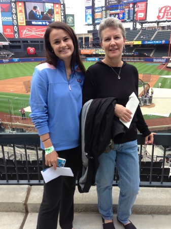 Tara and I at a Mets game 2014.