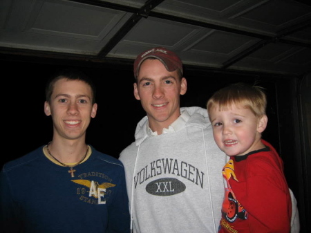 Sons Justin, Colby and Evan 2005