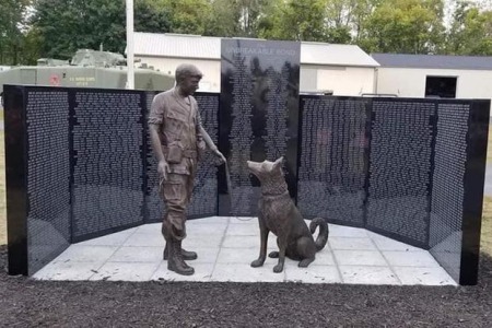 Vietnam Dog Team Memorial, Davenport Iowa