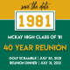 McKay High School Reunion reunion event on Jul 31, 2021 image