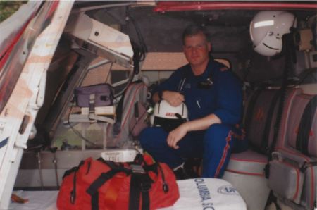 On the helo, 1998