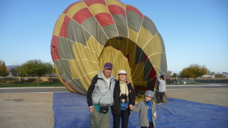 Hot Air Ballooning indian Wells, CA 2012