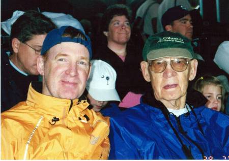 Sharing a Mariner's game with my pop, Russ Sr.