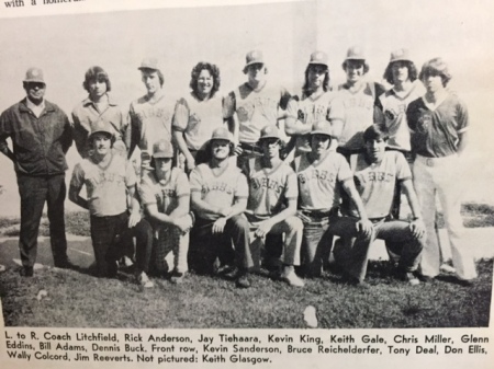 Gibbs HS 1975 Baseball Team
