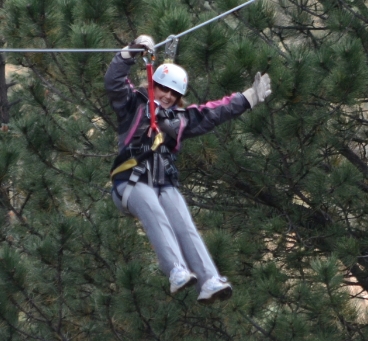 Gotta love zip lining in Colorado!