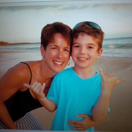 Me and Kian (age 6) in Maui 2013