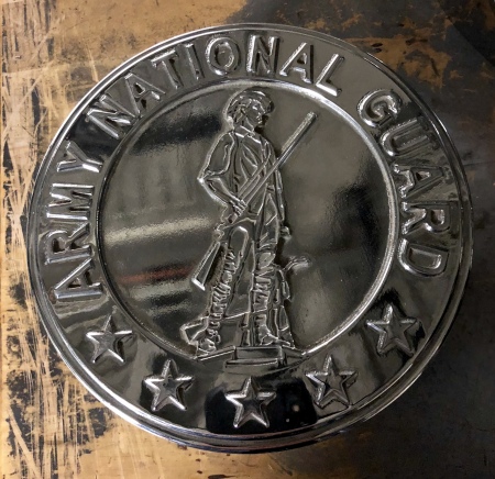Army National Guard metal fabrication done at 