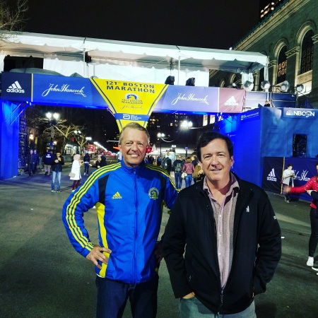 Night prior to 2017 Boston Marathon