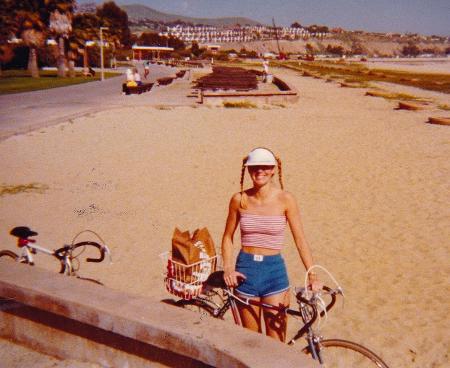 1977 on the beach at Huntington Beach