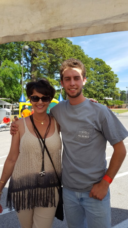 Aunt Missy and our nephew Evan.