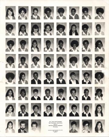 1970-1971 seventh grade
