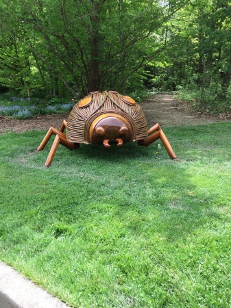 Our friendly greeter at Mansfield Gardens