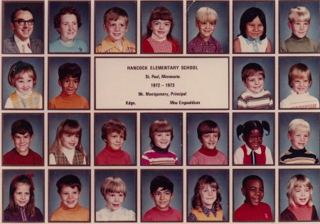 Ms. Engwaldson's Kindergarten Class 1973-73