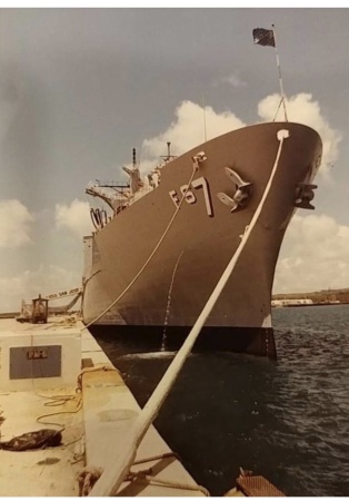 USS SAN JOSE AFS-7   Supply ship