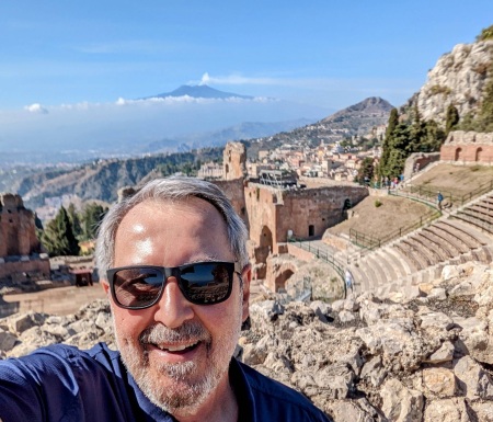 Roman Theater & Mt. Etna